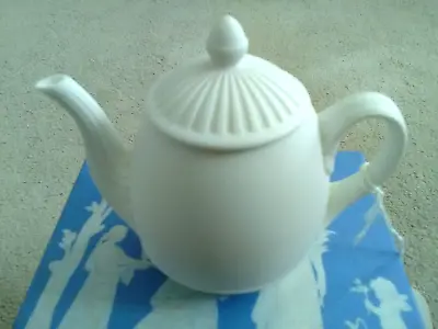 Superb Wedgwood White Bone China Miniature Teapot Candle Orange Boxed On Sale • £4.99