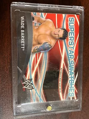 Wade Barrett 2011 Topps WWE Wrestling Superstar Swatches Shirt Relic Card # 15 • $12