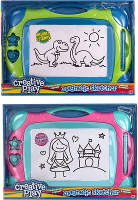 Magic Writer Magnetic Easy Writing Drawing Slate Board Doodle Pad Kids Toys Gift • £8.99