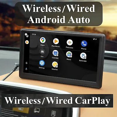 Portable 7  Wireless Carplay / Android Auto Reversing Camera Suits Ford • $348.75