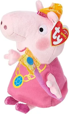 £5.99 • Buy Ty Beanies Princess Peppa Pig. 7inch Soft Toy. NEW. Baby Beanie Collection.