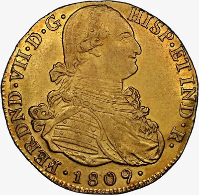 Colombia 8 Escudos 1809 P JF NGC MS60 Sparkling Surfaces ! • $3959