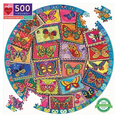 EeBoo - Vintage Butterflies Puzzle 500pc • $40.99