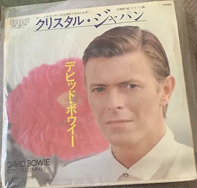 David Bowie Crystal Japan Import 7inch Vinyl Single.Ok Condition.Post 2Nd 🇬🇧 • £18.40