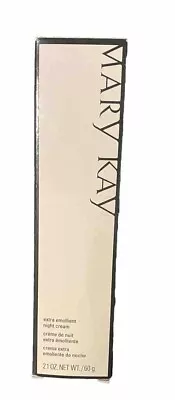 Mary Kay Extra Emollient Night Cream Full Size (2.1OZ) New In Box FREE SHIPPING • $14.99