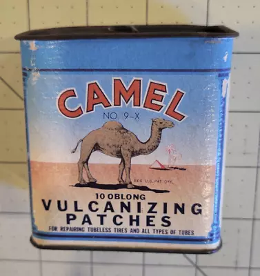 VINTAGE Camel  No. 9-X Oblong Vulcanizing Tire Patches 10 PACK NEW Never Opened • $75