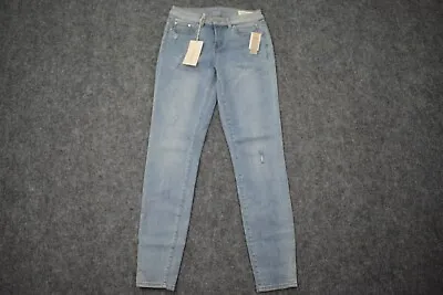 Vince Camuto Skinny Jeans Womens 26/2 Blue Distressed Style Light Wash Denim NEW • $15.18