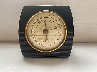 Vintage Airguide Instrument Company Barometer Mid Century Rain Indicator Gauge • $12.99