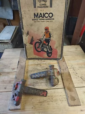 MAICO 250 400 440 MC AW / 75-77 / Original OEM FOOT PEGS • $50