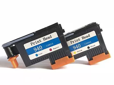 US 2-Pack 940 PRINTHEAD C4900A & C4901A For HP OfficeJet Pro 8000 8500 2024 US • $33.87