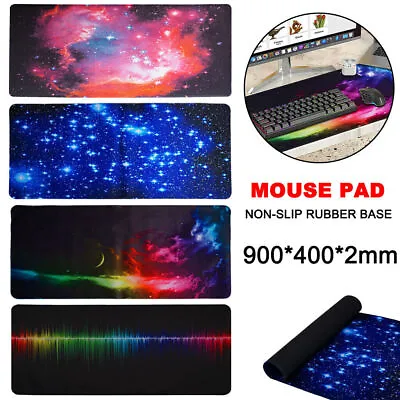 $17.99 • Buy Extra Large Gaming Mouse Pad Anti-Slip Speed Desk Mat For Office XXL 90cm X40 Cm