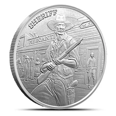 1 Oz Silver * 5th Release In Prospector Series * Sheriff  *    BU  (z6) • $19.99