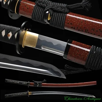 Japanese Iaito Practice Sword Pattern Steel Katana Unsharp Dull Full Tang #1323 • $583.95