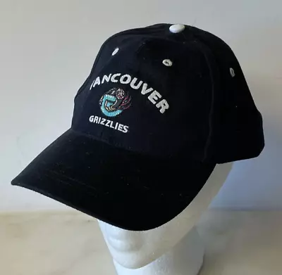 Vancouver Grizzlies Hat SPL 28 Vintage NBA Unisex Adult Fitted Cap Black • $12.95