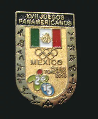 TORONTO 2015 Pan Am Olympic Games Limited MEXICO New Delegation Staff  Team Pin • $6.79