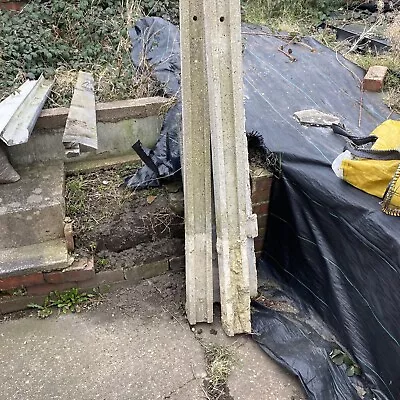 £12.50 • Buy Concrete (Slotted) Reinforced Fence Posts 5ft/6ft/8ft /9ft /10ft/11ft/12ft