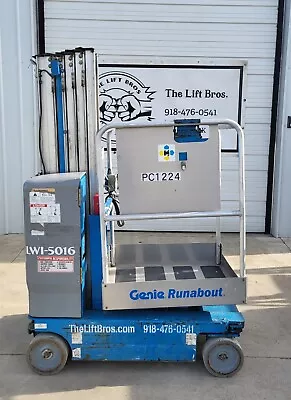 2011 Genie GR-20 Runabout 20' Electric Vertical Mast Lift Manlift Skyjack JLG • $4499.99