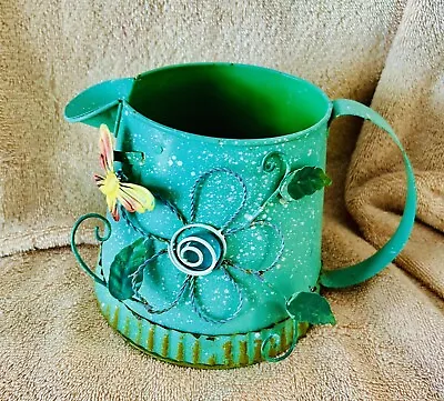 Super Cute Decorative Metal Watering Can Used For A Flower Pot • $8.95