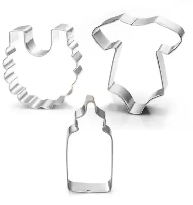 Baby Shower Cake Biscuit Cookie Cutters Baking Kitchen Mould • £4.19