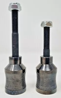 £5.99 • Buy Scooter Stunt Pegs Front & Rear With Axle Bolts, Black / Chrome (2nds)