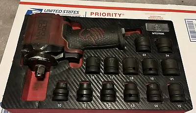 Matco Tools ADV MT2765K 1/2” Stubby Push Button Impact Wrench & Socket Set MT276 • $285