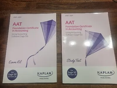 AAT Foundation Certificate In Accounting. Using Accounting Software (Sage 50) X2 • £20