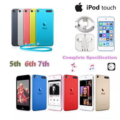 Apple IPod Touch 5th 6th 7th Generation 64gb 128g 256gb All Color W/ Sealed Lot • $59.99