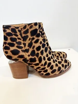 Designer Alexander Wang Size 5 36 EU Ponyhair Chic Ankle Women's Boots • $250