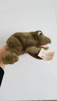 Anna Club Plush Toy Frog Vintage Stuffed Glove Animal Original Tags Hand Puppet • £15