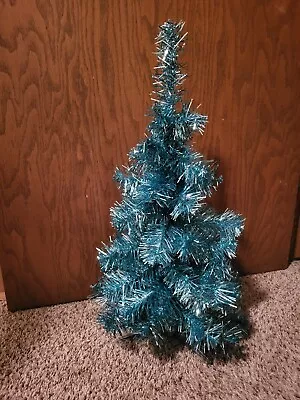 2 Foot Tall Turquoise Christmas Tree • $7