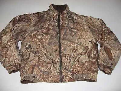 Cabela's Men's Quilted Reversible Duck Blind Hunting Jacket Large • $99.99