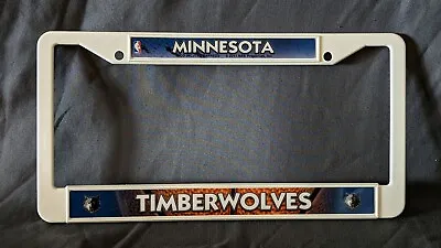 Minnesota Timberwolves NBA License Plate Frame White • $10.99