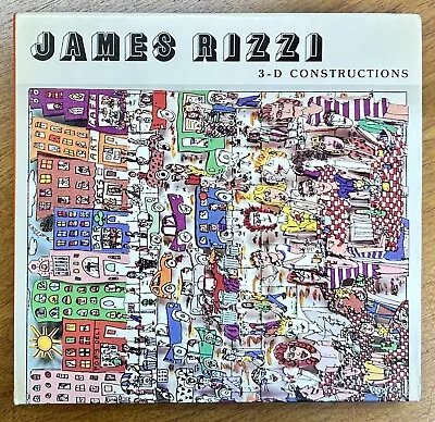 James Rizzi 3-D Constructions Drawings Hardcover T. Weymouth C. Franz 1988 • $60