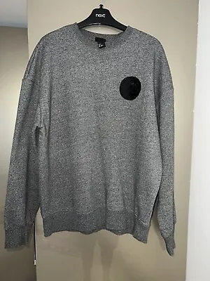H&M X The Weeknd XO Collection Deadstock Rare Grey Sweatshirt Size Small • £35