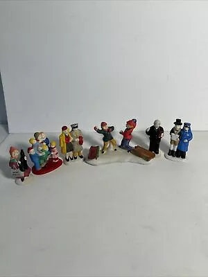 6-Lemax 1992 Christmas Village Figurines Lot- See Photos- Fast Shipping • $27.99