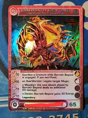 Chaotic TCG | Barrath Beyond Underworld General (Max EP) | Super Rare FU • $75