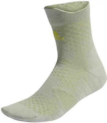 Adidas Performance 4D QUARTER Socks Linen Green Size 9-10.5 • $14.96