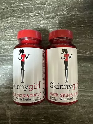 (2) VirMAX Skinnygirl Hair  Skin & Nails With Biotin - Exp 01/24 • $14.99