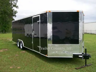 NEW 8.5x20 8.5 X 20 V-Nosed Enclosed Carhauler Motorcycle Bike ATV Cargo Trailer • $7195