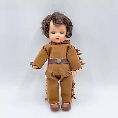 Nancy Ann Storybook Doll Muffie Davy Crockett Plastic Blinking Original 7inch • $53.96