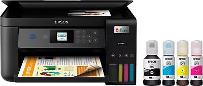 Epson EcoTank ET-2850 Color Inkjet All-In-One Printer - Black • $239.99