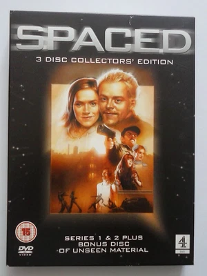 Spaced - 3 Disc Collectors' Edition DVD - Simon Pegg & Jessica Stevenson • £2.99
