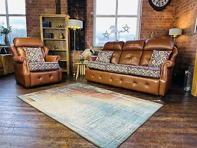 G Plan Wilton 3 Seater Sofa & Armchair - Immaculate! • £1250