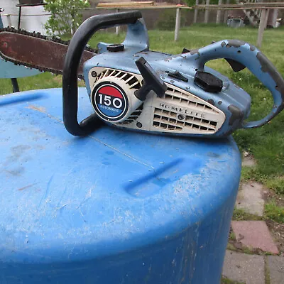 Vintage Homelite 150 Automatic Chainsaw W/ 12  Bar & Chain Parts Or Repair • $75