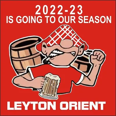 £4 • Buy Leyton Orient 2022-23 Is Going To Be Our Season Pin Badge