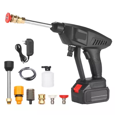 £30.99 • Buy Portable Cordless Car High Pressure Washer Jet Water Wash Cleaner Gun Tool