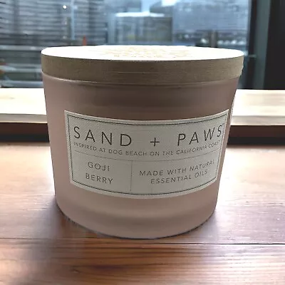 NEW Sand & Fog Candle Goji Berry Scent 12OZ Sand & Paws Hand Poured New • $18.95