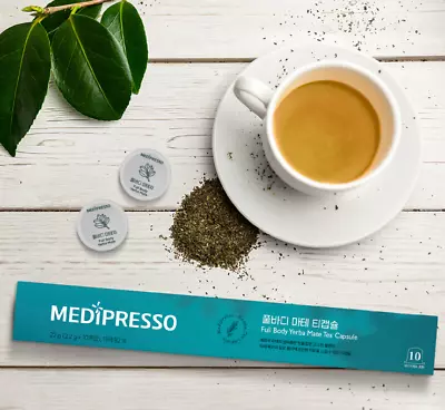 Medipresso Full Body Yerba Mate Tea Capsule Nespresso Compatible Healthy Tea • £12.97