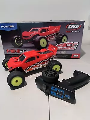 Losi Mini T 2.0 40th Anniversary Edition Brushless With Upgrades! Savox Servo  • $350