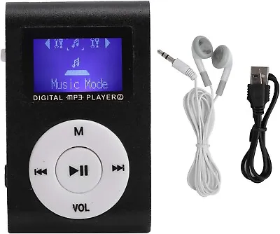 🔥🔥Faceuer MP3 Player Portable Mini Music Player Back‑Clip LCD Screen 🔥🔥 • $9.95